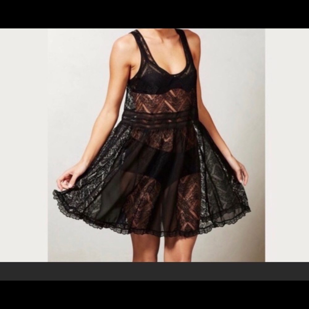 Anthropologie by Eloise size medium black lace